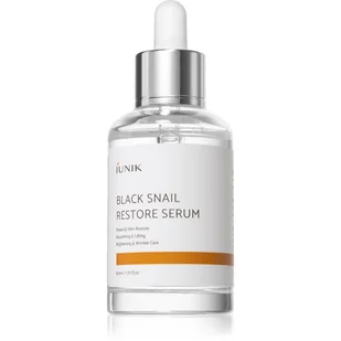 iUNIK IUNIK Black Snail Restore Serum Ujędrniająco-regenerujące serum do twarzy na bazie śluzu ze ślimaka 50ml - Serum do twarzy - miniaturka - grafika 1