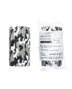 Vitammy Autoband Elastyczny bandaż kohezyjny moro 10 cm x 4,5 m, 1 sztuka - Apteczki i materiały opatrunkowe - miniaturka - grafika 1