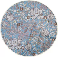 Dywany - Dywan Ophelia okrągły 90 cm ciemnoniebieski - miniaturka - grafika 1