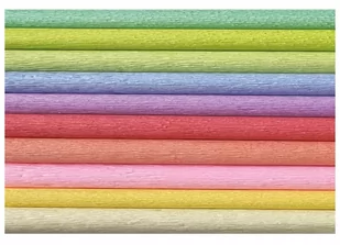 INTERDRUK Bibuła marszczona mix pastelowa mini Interdruk (10) - Szkolne artykuły papiernicze - miniaturka - grafika 1