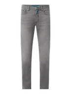 Spodnie męskie - Jeansy o kroju tapered fit z dodatkiem streczu model ‘Lyon’ — ‘Futureflex’ - miniaturka - grafika 1