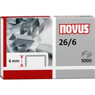 Zszywacze biurowe - Zszywki NOVUS 26/6 1000szt. 040-0056 - miniaturka - grafika 1