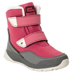 Dziecięce buty zimowe Jack Wolfskin Polar Bear Texapore High Vc K Rozmiar butów (UE): 34 / Kolor: różowy - Buty dla chłopców - miniaturka - grafika 1