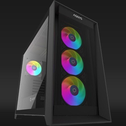 AQIRYS Obudowa do komputera XO-1 ARGB black