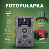 Fotopułapki - Delphi Tools Fotopułapka IR 940nm Kamera myśliwska leśna Full HD - miniaturka - grafika 1