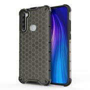 Etui i futerały do telefonów - Honeycomb etui pancerny pokrowiec z żelową ramką Xiaomi Redmi Note 8T czarny - miniaturka - grafika 1