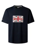 Koszulki męskie - Pepe Jeans Koszulka "Union" w kolorze czarnym - miniaturka - grafika 1