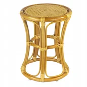 Taborety i hokery - RattaNeo Coral t41 taboret miód rattan naturalny - miniaturka - grafika 1