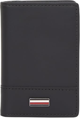TOMMY HILFIGER Męski portfel TH CORP BIFOLD AM0AM13248, CZARNY (czarny), OS, czarny (czarny), OS