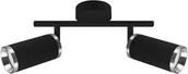 Lampy sufitowe - Lampa podwójna czarna sufitowa FRIDA 2xGU10 - miniaturka - grafika 1