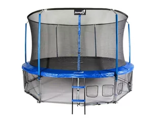 Jumpi Trampolina Ogrodowa 435cm/14FT Niebieska Maxy Comfort TRMAXY14FTNIEB - Trampoliny - miniaturka - grafika 1