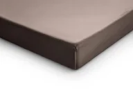 Prześcieradła - 180x200 prześcieradło dzielone brąz na materac nawierzchniowy satyna bawełniana - miniaturka - grafika 1