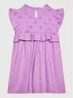Sukienki i spódniczki dla dziewczynek - United Colors Of Benetton Sukienka letnia 31KAAV001 Fioletowy Regular Fit - miniaturka - grafika 1