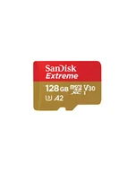 Karty pamięci - SanDisk Extreme 128 GB microSDXC - UHS-I U3, Class 10, V30, A2 SDSQXAA-128G-GN6GN - miniaturka - grafika 1
