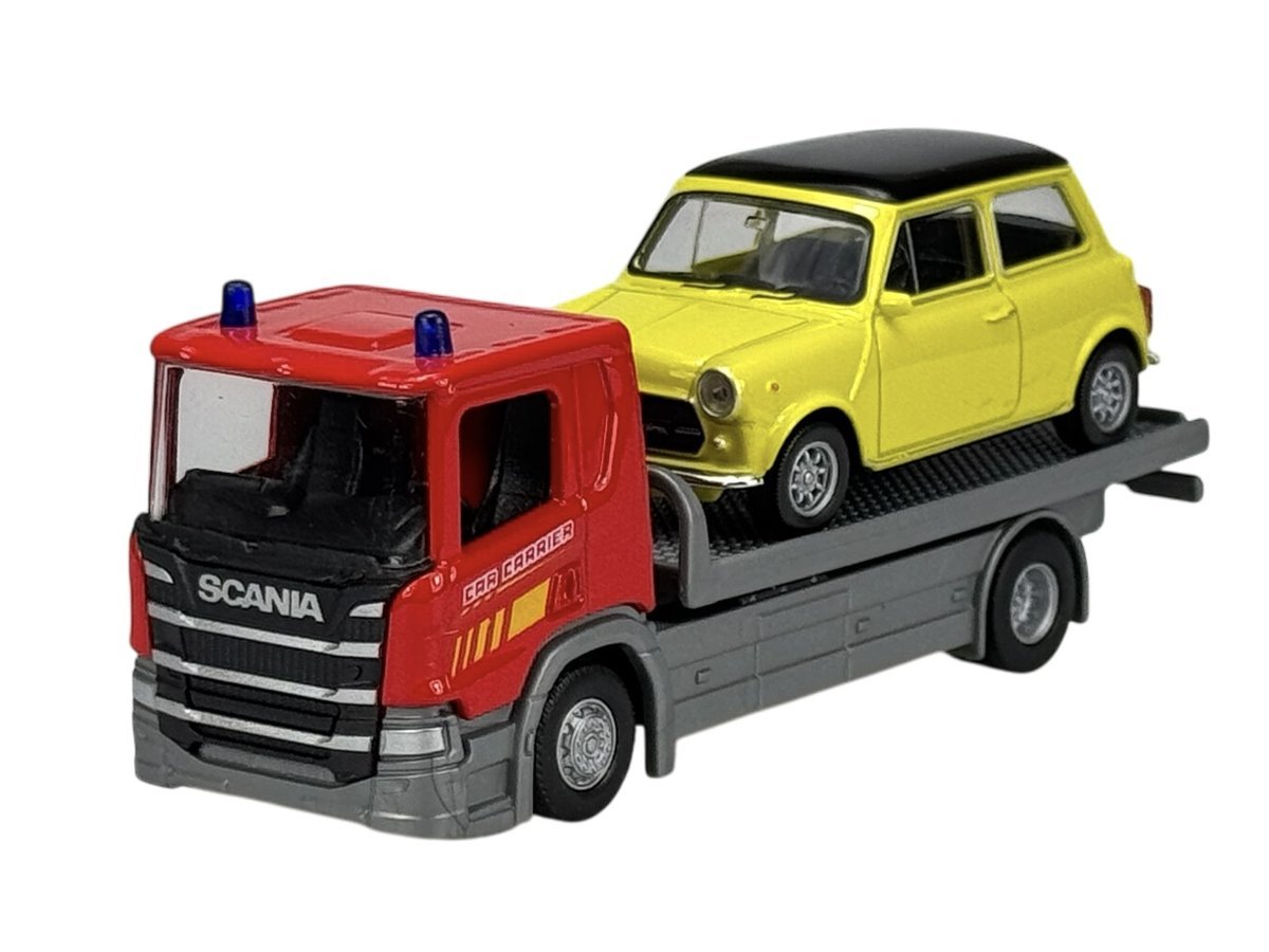 Welly Scania P320 1:57 + Mini Cooper 1300 1:43 92662