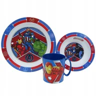 Kubki dla dzieci - ZESTAW OBIADOWY do mikrofalówki: Avengers (74104) - miniaturka - grafika 1