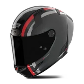 Kaski motocyklowe - Kask Integralny Nolan X-804 RS Gemini Czarny/Czerwony/Antracytowy PołyskXXXL - miniaturka - grafika 1