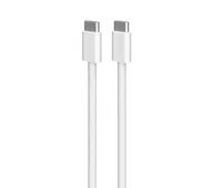 Kable USB - Puro USB-C do USB-C 60W 1,5m Biały - miniaturka - grafika 1