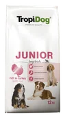 Sucha karma dla psów - Tropidog Premium Junior Large Breeds Turkey&Rice 15 kg - miniaturka - grafika 1