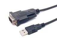 Kable komputerowe i do monitorów - Equip 133391 kabel równoległy Czarny 1,5 m USB Typu-A DB-9 - miniaturka - grafika 1