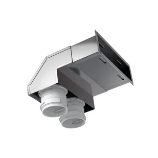 Skrzynka rozprężna 2x75/200x55 mm VENTS - Rekuperatory i centrale - miniaturka - grafika 1