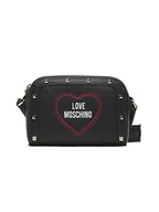 Torebki damskie - Love Moschino Borsa A Spalla Obudowa na messenger Damski Czarny Jeden rozmiar, Czarny, 1x1x1 - miniaturka - grafika 1