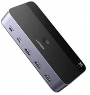 Przełączniki KVM - Ubiquiti Switch przełącznik KVM DisplayPort UGREEN 2 In 2 O AK700 - miniaturka - grafika 1