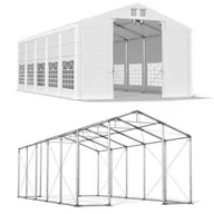 Pawilony ogrodowe - Namiot Imprezowy Całoroczny 8x10x4 Biały WINTER PLUS ISD - miniaturka - grafika 1
