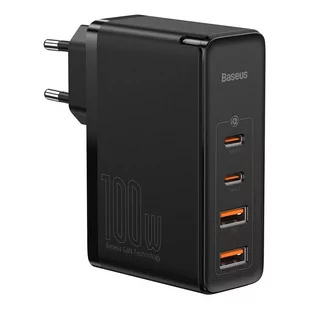 Baseus GaN2 Pro 2x USB + 2x USB-C 100W czarny | - Ładowarki do telefonów - miniaturka - grafika 2