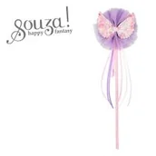 Zabawy w naśladowanie dorosłych - Souza! Różdżka z tiulowym pomponem i skrzydełkami fioletowa Guusje - miniaturka - grafika 1
