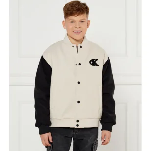 CALVIN KLEIN JEANS Kurtka bomber HEATHER Regular Fit - Kurtki i płaszcze dla chłopców - miniaturka - grafika 1