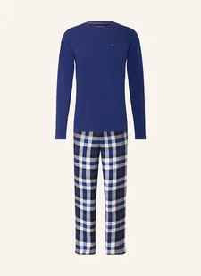 Tommy Hilfiger Zestaw: Piżama I Kapcie blau - Kapcie damskie - miniaturka - grafika 1