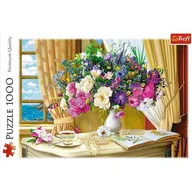 Puzzle - Trefl Puzzle 1000 Kwiaty o poranku - miniaturka - grafika 1