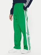 Spodnie sportowe męskie - adidas Spodnie dresowe Adibreak JP3762 Zielony Regular Fit - miniaturka - grafika 1