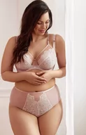 Majtki damskie - Figi damskie z wysokim stanem Romantic Vibe K853, Kolor beżowy, Rozmiar 2XL, Gorsenia - Primodo.com - miniaturka - grafika 1