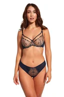 Biustonosze - Bella Misteria Biustonosz Subtelna Pokusa 31 Granatowy 65 G - miniaturka - grafika 1