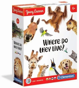 Clementoni Clementoni Where do they live? 50594 LT,LV,EE,RU kalbomis - Zabawki interaktywne dla dzieci - miniaturka - grafika 1