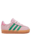 Buty dla dziewczynek - adidas Sneakersy Gazelle Comfort Closure JP7138 Różowy - miniaturka - grafika 1
