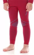 Spodnie sportowe damskie - Brubeck Spodnie Termoaktywne dziewczęce THERMO rubinowe LE12110 - miniaturka - grafika 1