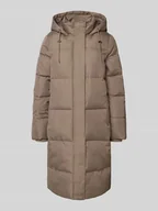 Płaszcze damskie - Płaszcz pikowany o kroju comfort fit z drobną fakturą model ‘IRENE’ - miniaturka - grafika 1