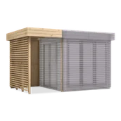 Altany ogrodowe - Dostawka do domku ogrodowego MALWA 164x270cm - Megiw - miniaturka - grafika 1