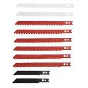 Brzeszczoty - VERTO Brzeszczot do wyrzynarki, uchwyt typu U, 10 sztuk, - miniaturka - grafika 1