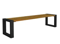 Ławki ogrodowe - ELIOR ławka klasyczna 150cm Oxini B2-T74 - miniaturka - grafika 1