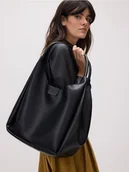 Torebki damskie - Reserved - Torebka hobo - czarny - miniaturka - grafika 1