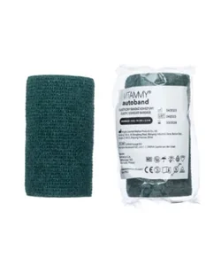 Vitammy Autoband Elastyczny bandaż kohezyjny oliwkowy 10 cm x 4,5 m, 1 sztuka - Apteczki i materiały opatrunkowe - miniaturka - grafika 1