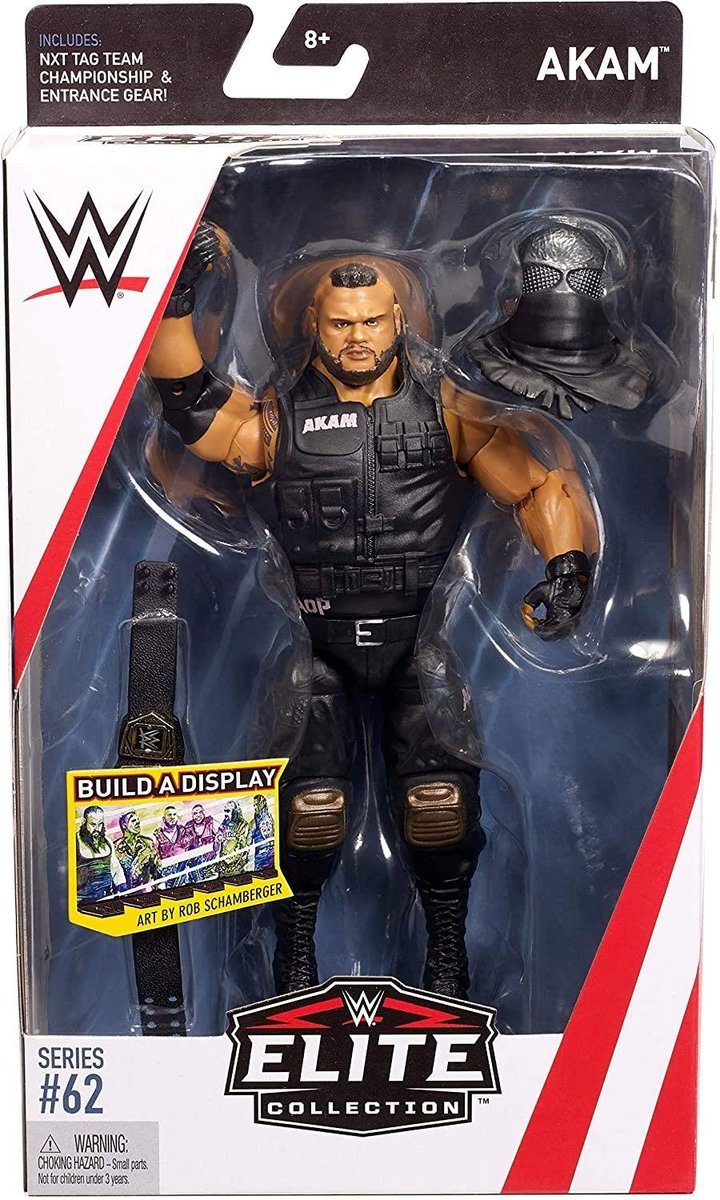 WWE FMG77 Akam Elite Collection figurka ruchoma, wielokolorowa