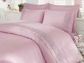 Pościel - Hobby Pościel satynowa Margaret Pink - miniaturka - grafika 1