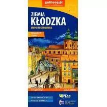 Plan Ziemia Kłodzka. Pogranicze czeskie. Mapa ilustrowana, 1:300 000 praca zbiorowa - Atlasy i mapy - miniaturka - grafika 1