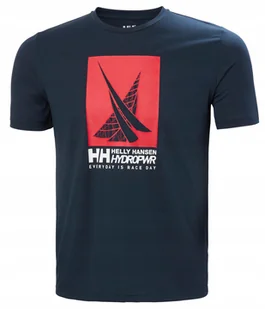 Koszulka Męska Helly Hansen UP40+ Hp Race Żagiel Antybakteryjnanavy (34419) - Koszulki męskie - miniaturka - grafika 1