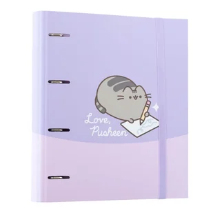 Pusheen - Segregator A4 z kolekcji Moments (4 ringi, gumka) - Szkolne artykuły papiernicze - miniaturka - grafika 1